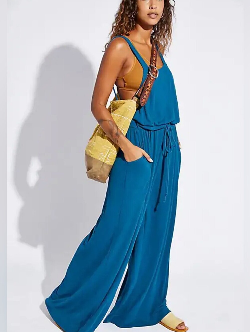 Free People Ribbed Knit Jumpsuit